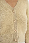 Fluffy Cardigan | Beige