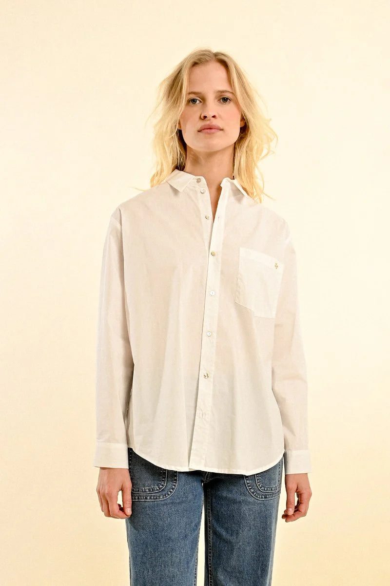 Classic White Button Down Shirt