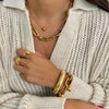 Gage Oversized Link Necklace