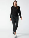 Carnaby Kick Crop | Marion Plaid