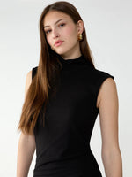 Essential Mock Neck 2.0 | Black