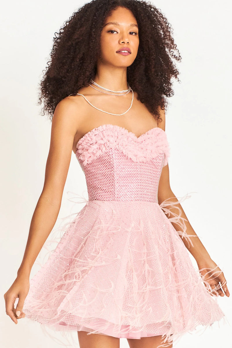 Marvella Mini Dress | Sweetheart Pink