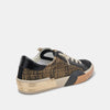 Zina Sneakers | Bronze + Black Woven