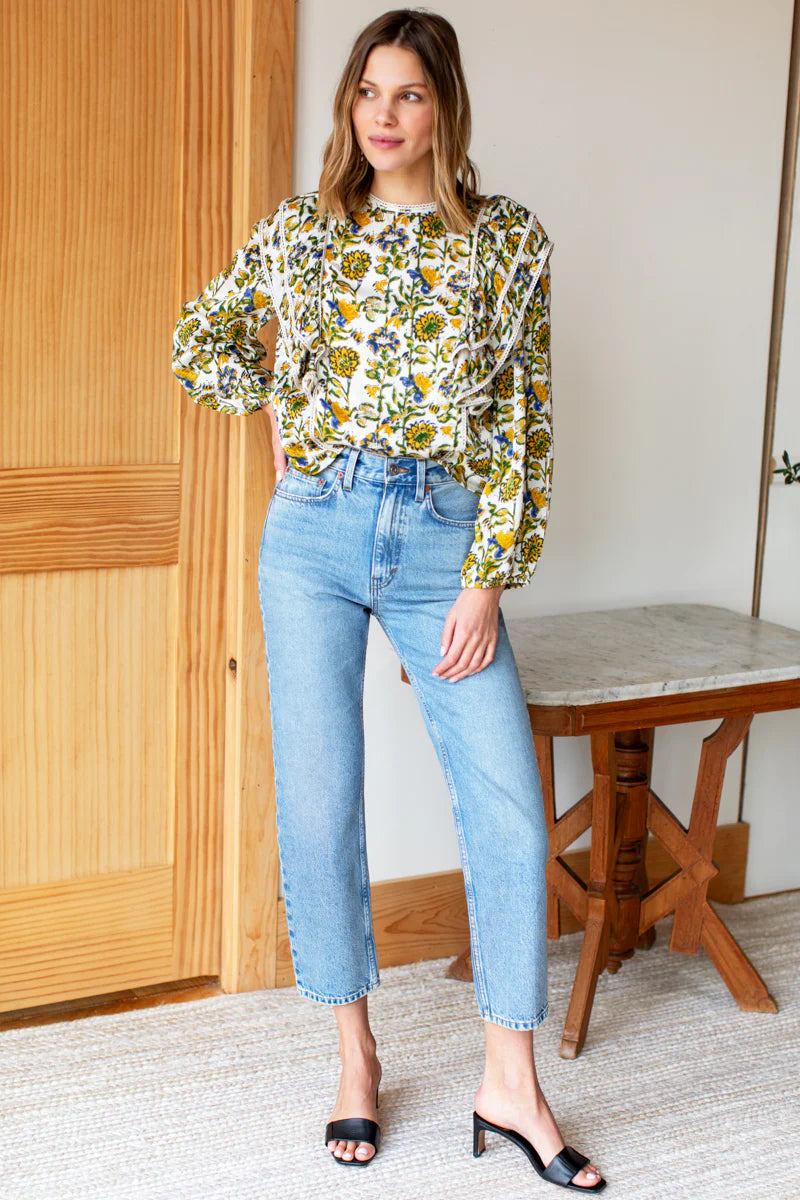 Filipa Blouse | Meadow Rue Satin