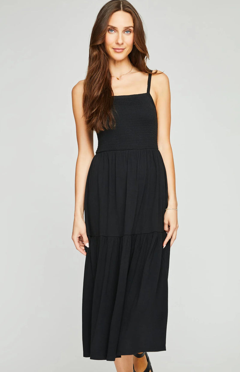 Florence Midi Dress | Black