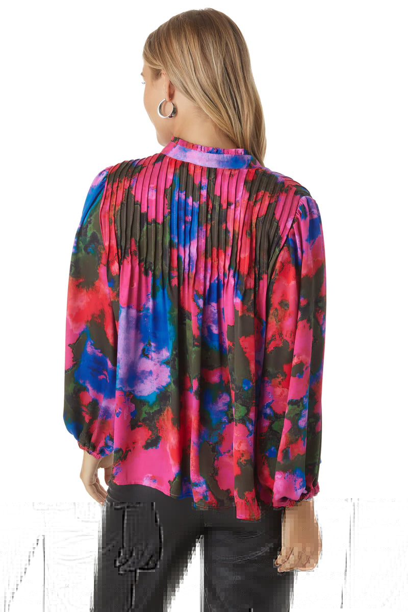 Gabby Blouse | Blurred Floral