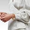 Milano Luxe Bangle | Pearl