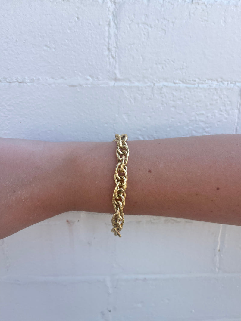 Dixie Chunky Twist Chain Bracelet