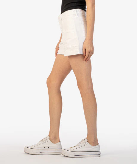 Jane High Rise Short | Optic White