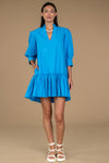 Chloe Dress | Mykonos Blue