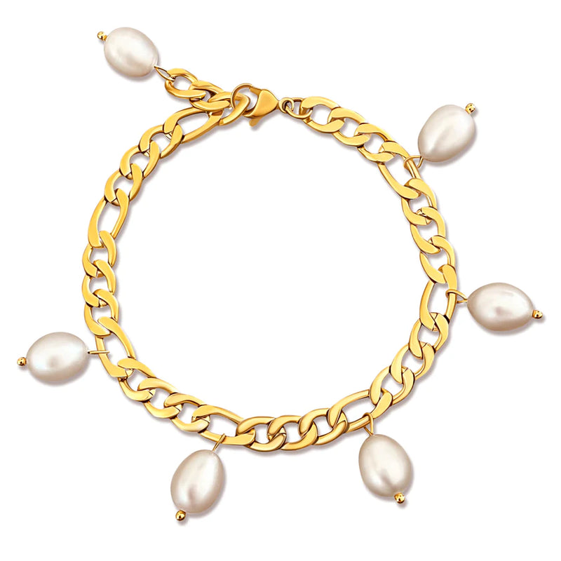 Binx Figaro Chain Pearl Bracelet