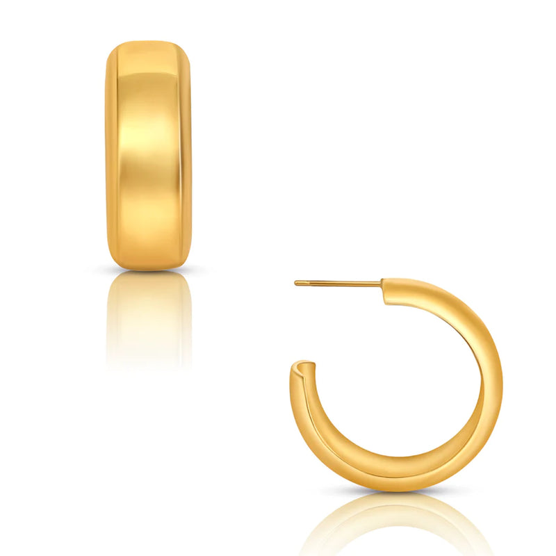 Cosa Medium Hoop Earring | Gold