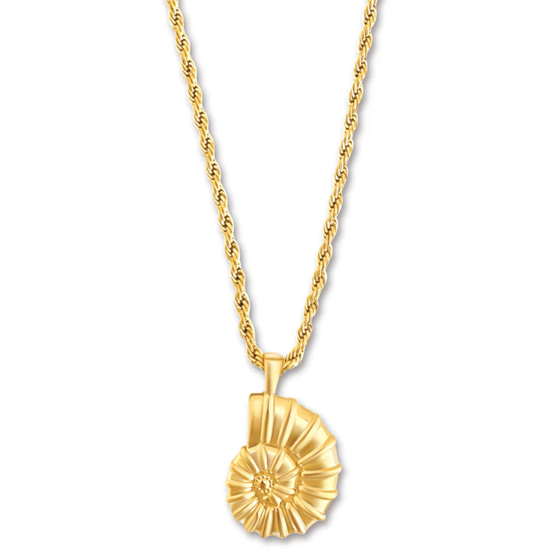 Eliana Oversized Shell Pendant Necklace