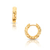 Blakely Hammered Mini Hoop Earrings