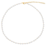 Sheena Dainty Pearl Choker Necklace | Ellie Vail