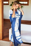 Tie Dye Caftan | Indigo