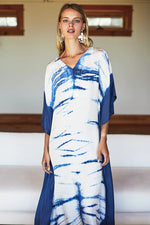 Tie Dye Caftan | Indigo