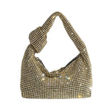 Reena Small Gold Top Handle Bag