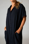 Carmen Caftan Dress | Black