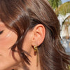 Blakely Hammered Mini Hoop Earrings