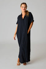 Carmen Caftan Dress | Black