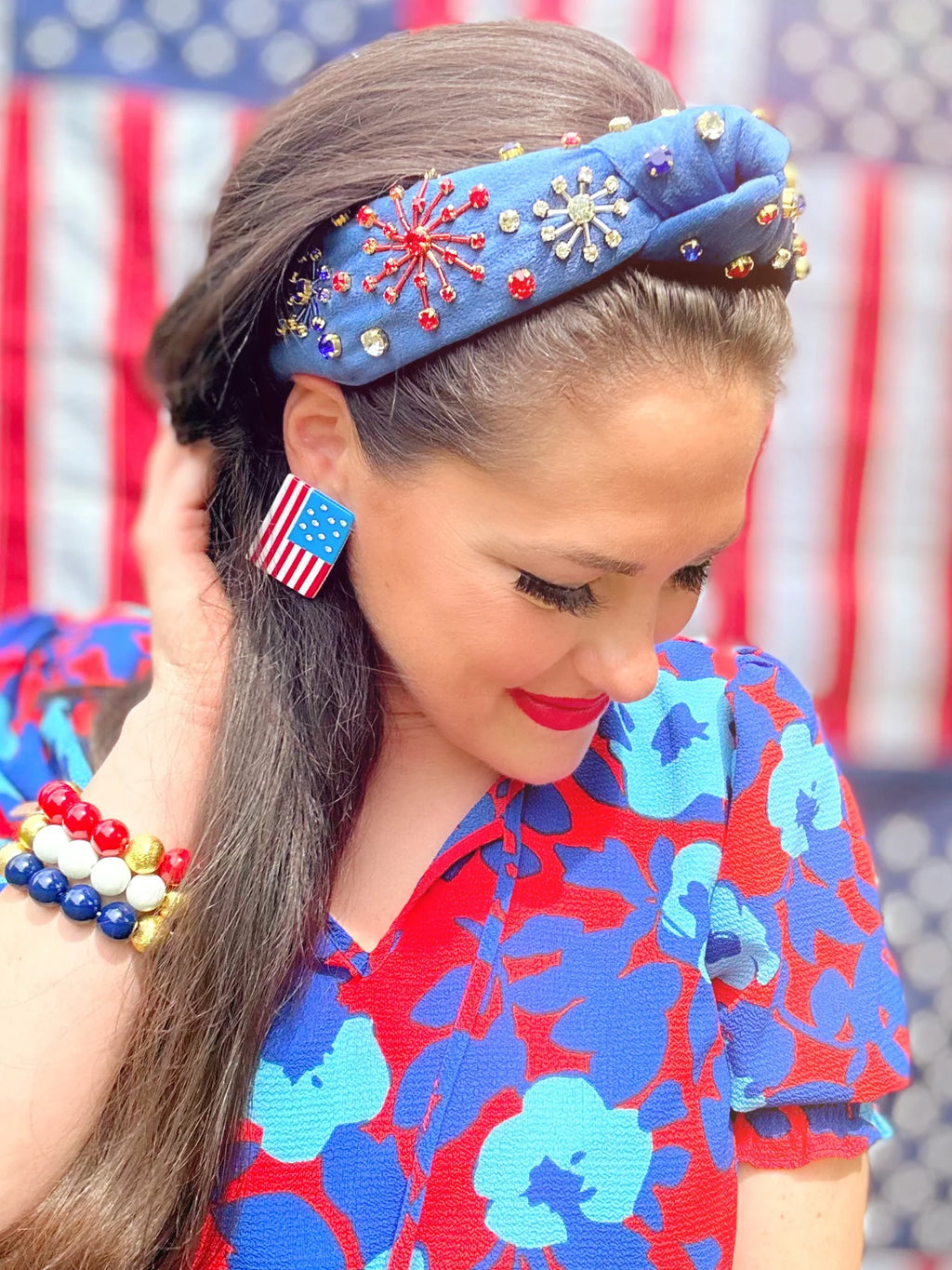 Firework Celebration Headband | Blue