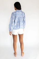 Georgia Top | Light Blue