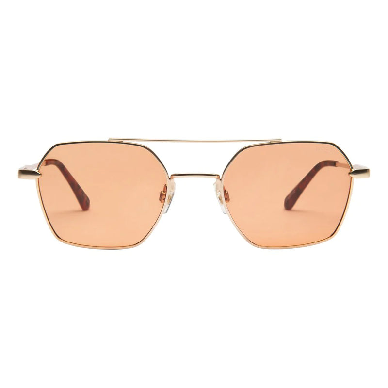 Sara Sunglasses | Gold/Tangerine