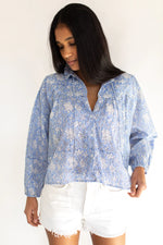 Georgia Top | Light Blue