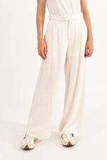 Cate Wide Leg Pants | Ivory