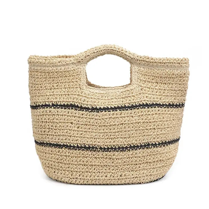 Cassius Tote | Natural/Black