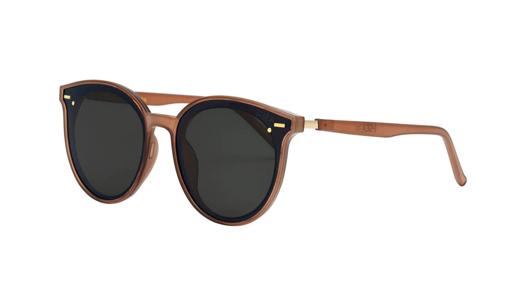 Payton Sunglasses | Maple/Green Polarized