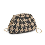 Myra Tweed Clutch | Houndstooth