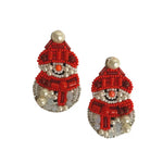 Snowman Earrings