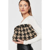 Myra Tweed Clutch | Houndstooth