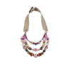 Layered Classic Necklace | Pink + Pavé