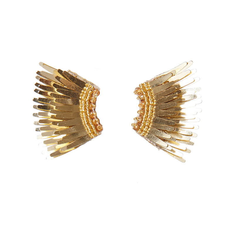 Metallic Mini Madeline Earrings | Gold