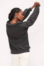 Graphic Sweatshirt | Washed Black