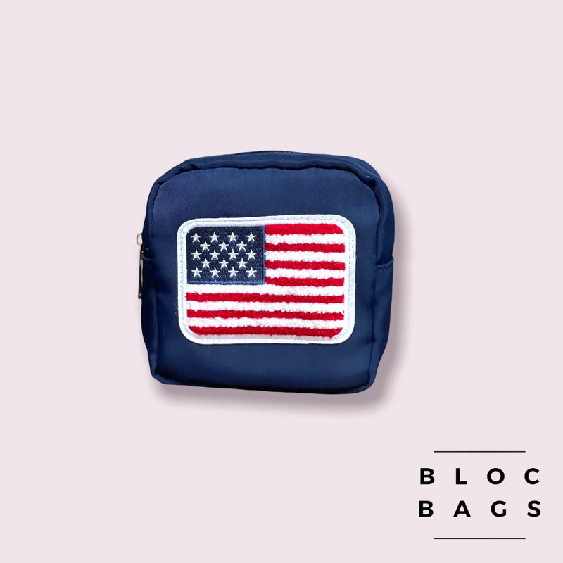 Navy Flag Mini Bag