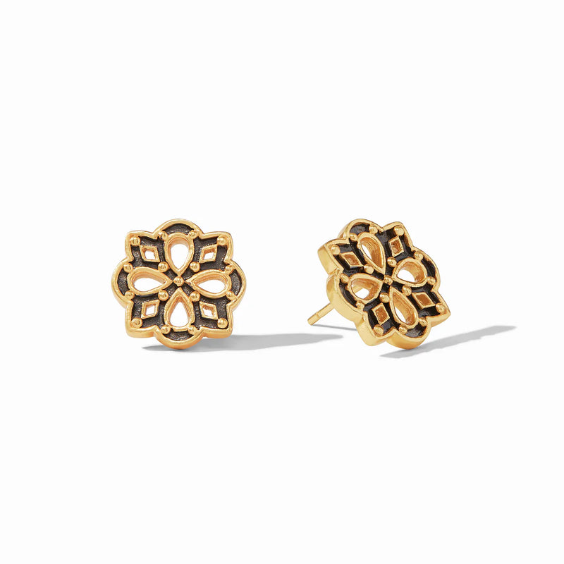 SoHo Stud Earrings | Mixed Metal