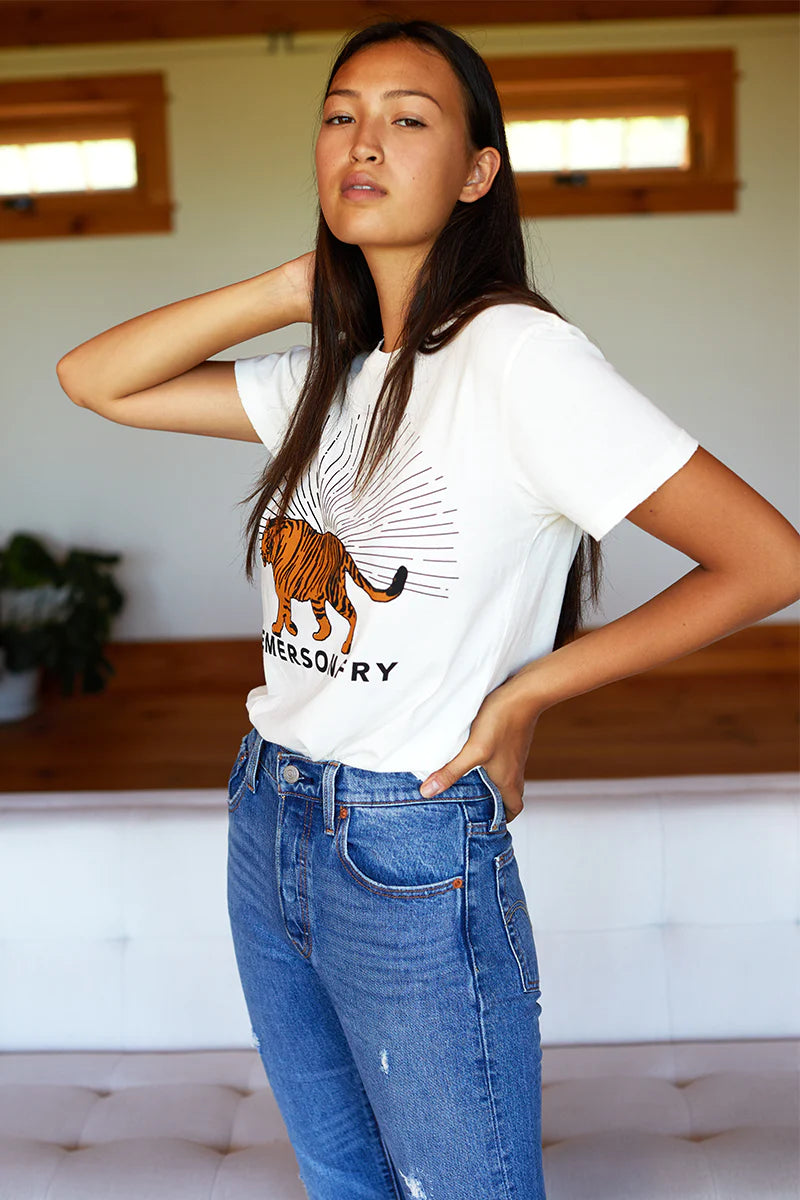 Tiger T-Shirt | Ivory