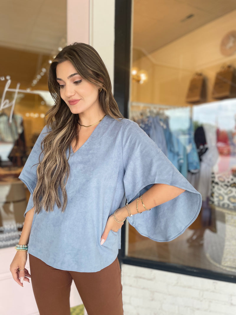 Nina Top | Baby Blue