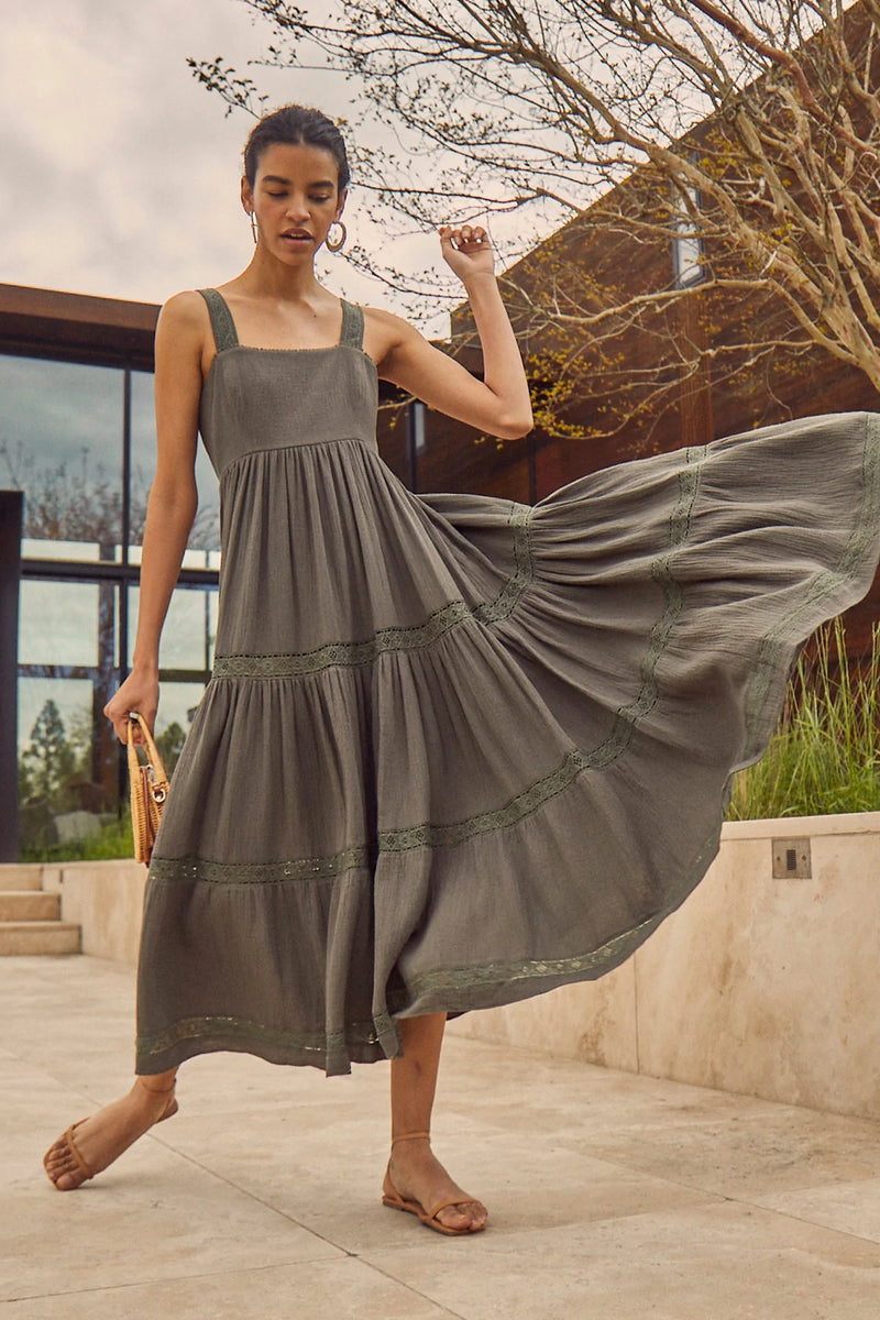 Daniela Dress | Palm Leaf