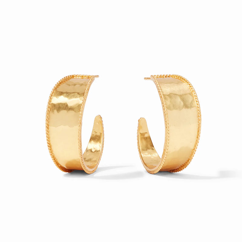 Savoy Hoop Earrings | Medium